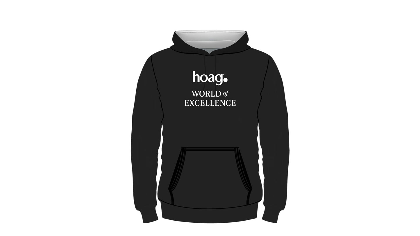 UNISEX OVERSIZE BLACK HOODIE HOAG